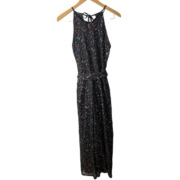 Anthropologie Eva Franco Edita Halter Jumpsuit Sz 2 Multi Metallic $188 Party - Picture 3 of 8
